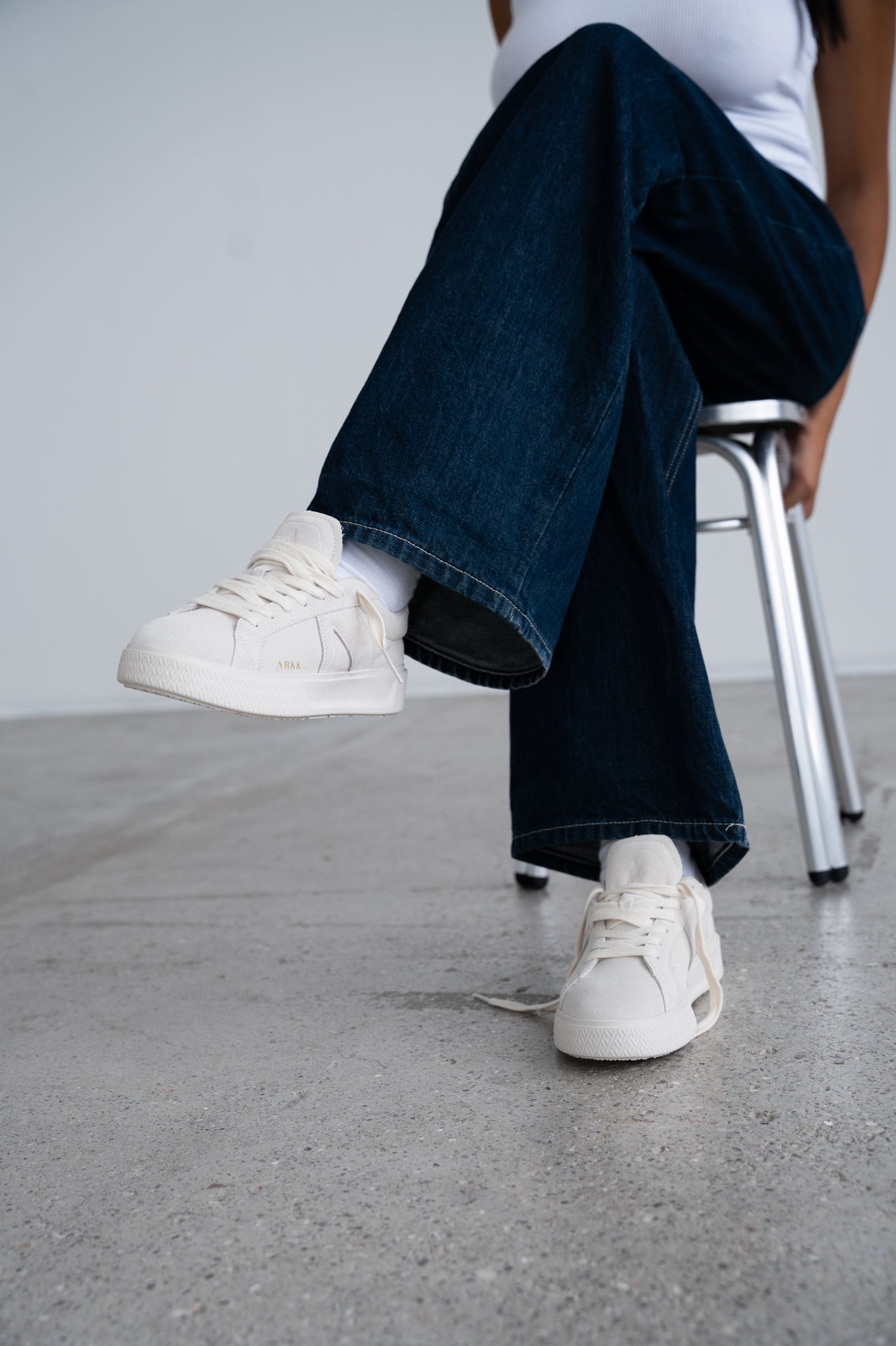 ARKK Collection Essence Leather OG-22 | Bright White Vapor Grey | Women Essence